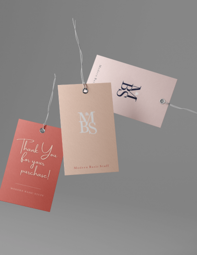 Brisbane Stuff Advertising Agency and Modern Basic Stuff Thank You Card Design